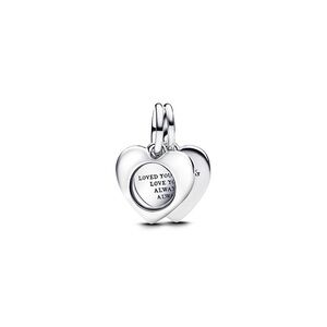 Pandora Silver Heart Charms